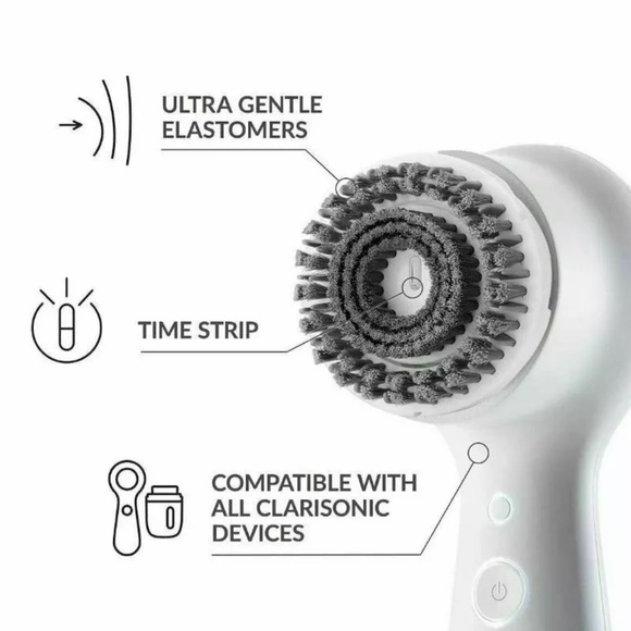 ❤️ Clarisonic Charcoal Cleansing Brush Head New in Box - Picture 7 of 9